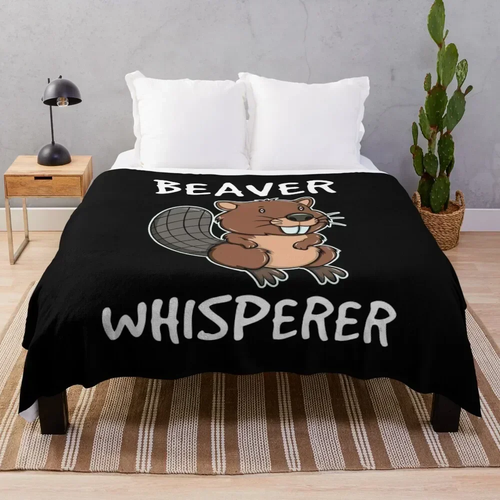 

Beaver Life Great Design For A Nature Lover Who Plans The Ne print Throw Blanket Soft Home Decor Blanket for Couch Bedroom