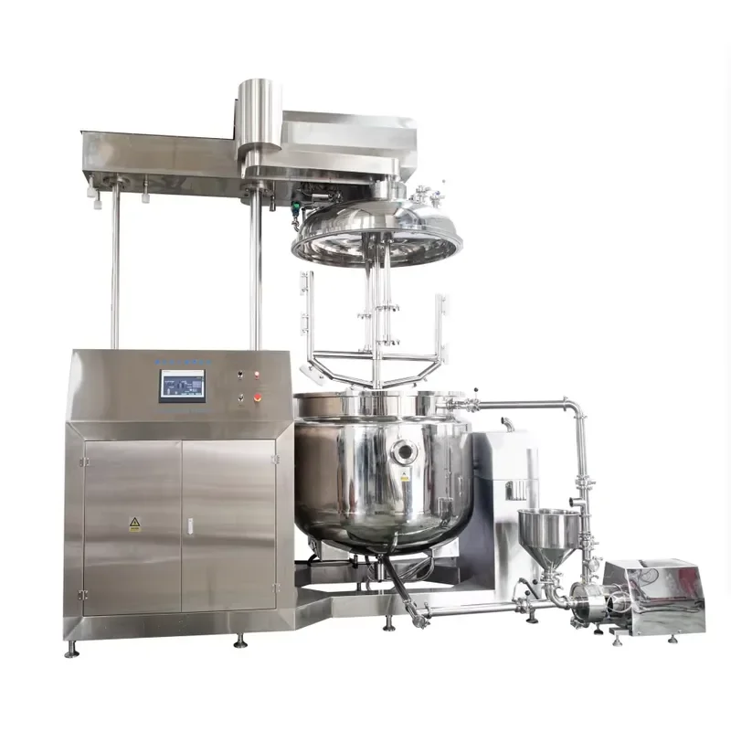 Tank Vacuum Homogenizer Emulsifier Stainless Steel Mixed Cosmetics Cream Homogenizer Suppository Filling Machine
