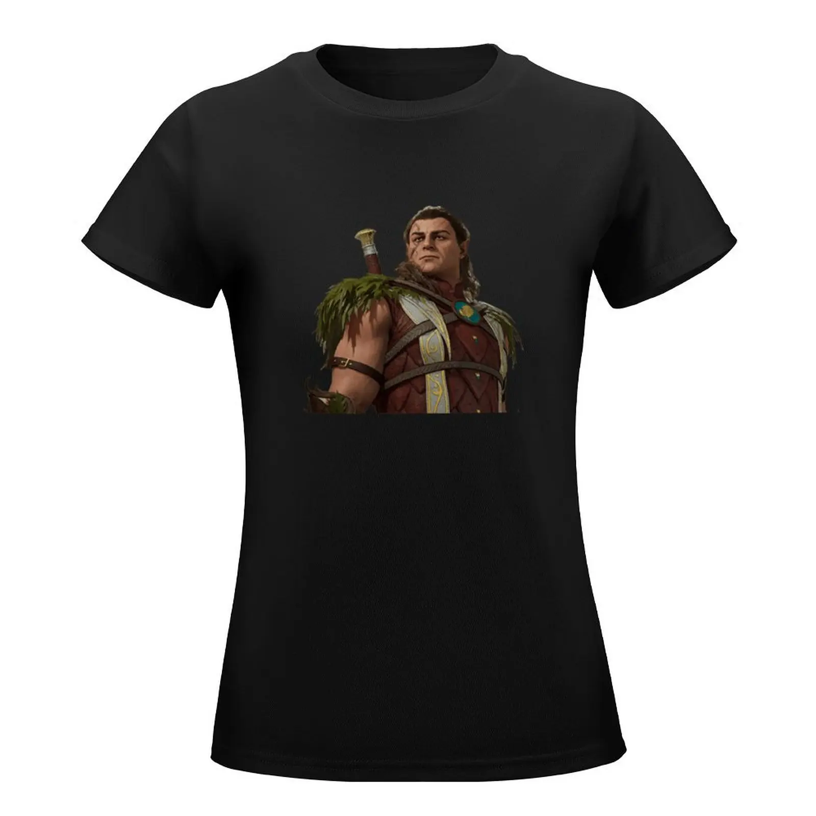 Halsin - bg3 Game T-Shirt tops customs design your own clothes for woman