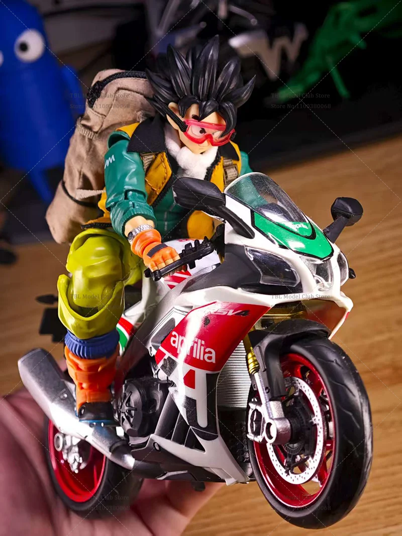 Vêtements masculins à l'échelle 1/12 Dragon Ball Son Goku Kakarotto Martialist Saiyan, gilet de moto pour figurine d'action de 6 pouces, scène de soldat