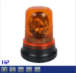 Amber Magnetic Mount Emergency Warning Rotating Flash Beacon Strobe Light Warn