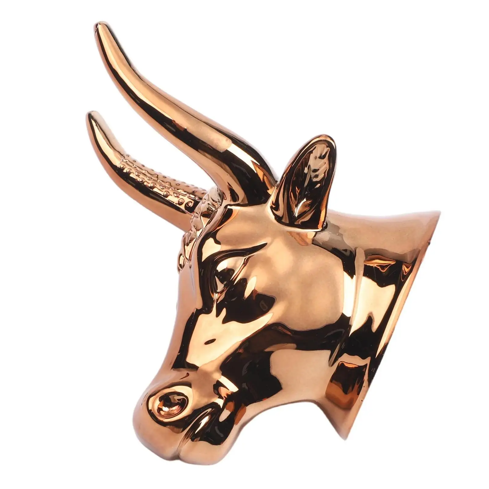 Bull Head Holder Guitar Holder For Wall Display ABS And TPR Scratch Protection Space-saving Design Compact Size