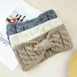 European and American Twist Cross Knotted Women Headband Fashion Wide Hair Bands Autumn Winter Warm Head Cover Ear Protectors