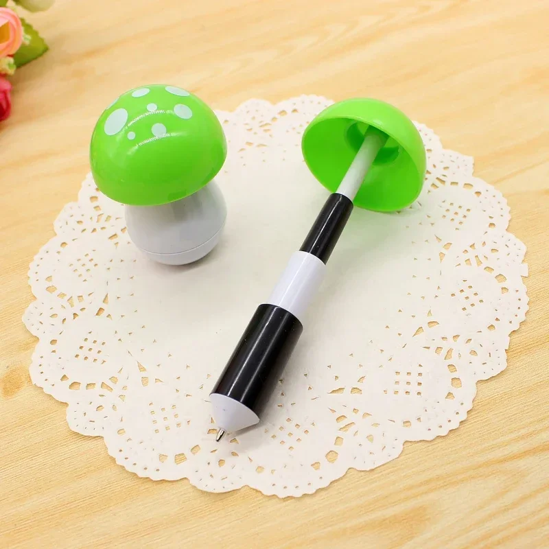 A50PCS Creative Stationery Telescopic Mushroom Ballpoint Pen Lovely Candy Color Mushroom Ballpoint Pen Primary School Toy Pen