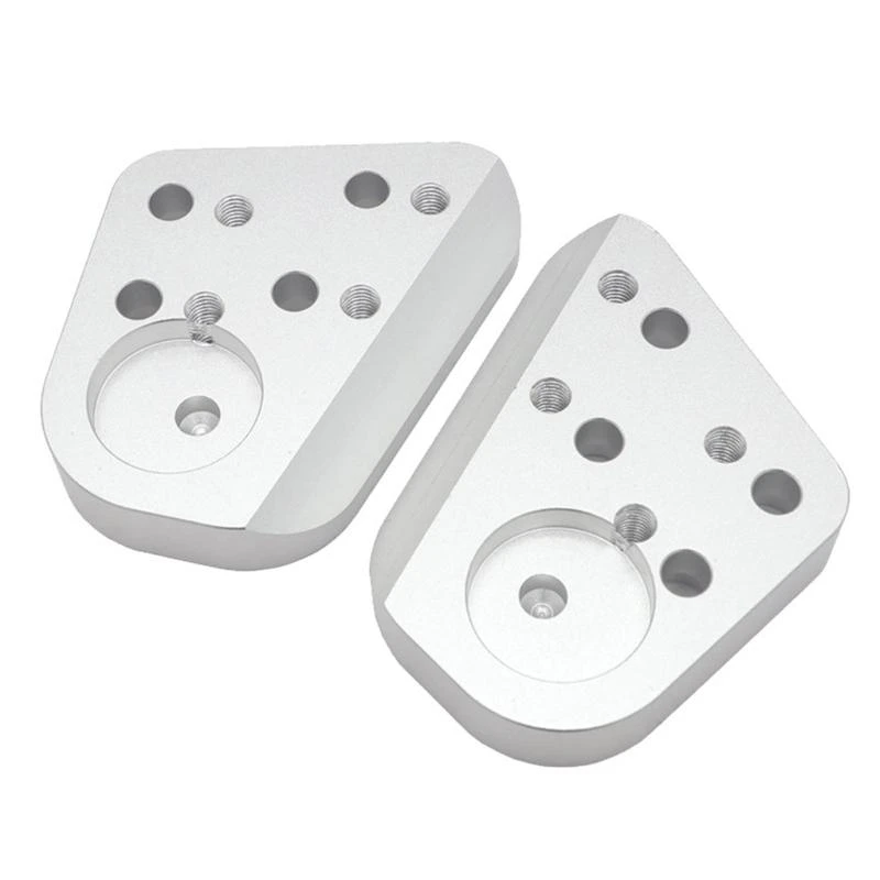 2Pieces Silver Motorcycle Handlebar Riser Reduce Cycling Fatigue for R1200RT R1100RT R1150RT