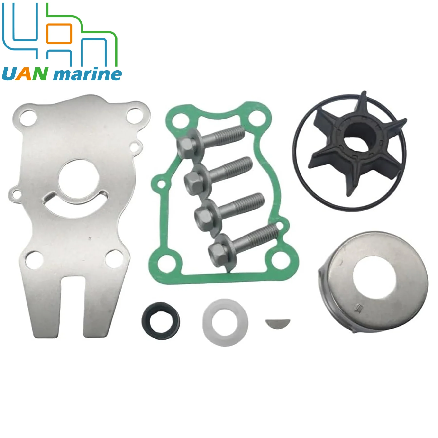 Water Pump Impeller Service Kit 6BG-W0078-00 Fits for Yamaha 4-Stroke 30 40 HP F30 F40 Boat Outboard Motors 6BG-W0078-01 18-3490