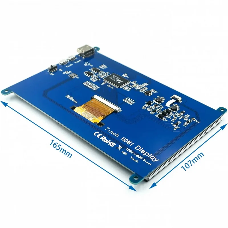 7InchLCD Display Screen Monitor Raspberry Pi 3/4Generation Compatible with Raspberry Pi