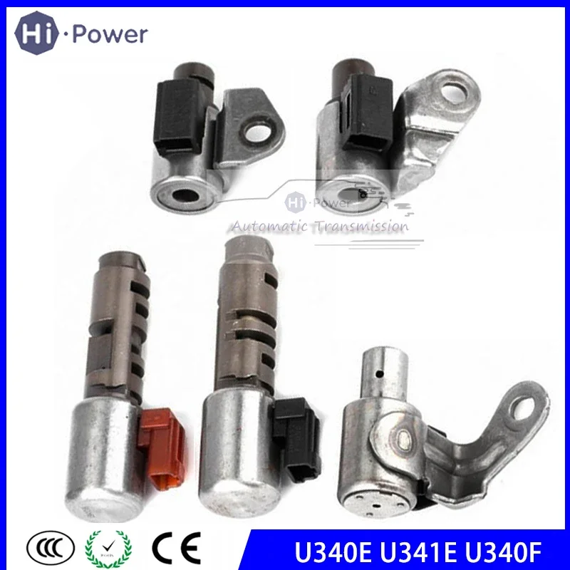 U340E transmission solenoid valve Kit 1 PCS for 1999-UP Lexus Toyota Corolla s 1.8L ZRE142L NZE121 1NZ-FE U341E U341F