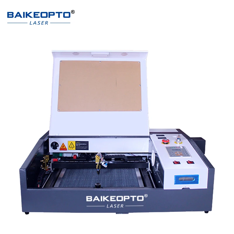 

BK-K4040B Высокая точность резьбы и резки 40 Вт/50 Вт 4040 Настольный мини-лазерный гравер CO2 Станок для резки