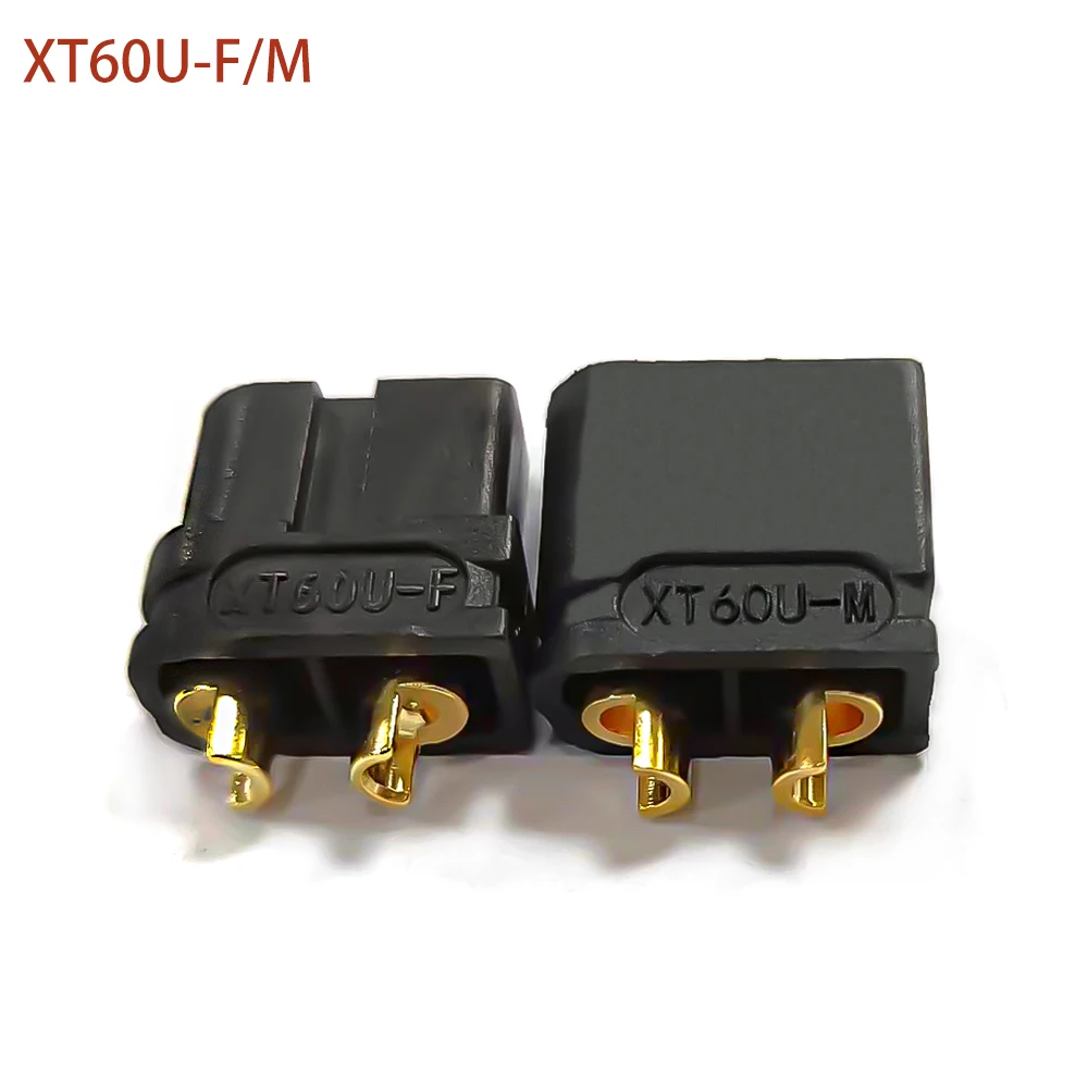 XT30U Yellow XT60U Black Plug Male Female Bullet Connectors Amass for RC Lipo Battery ESC Drone Accessories