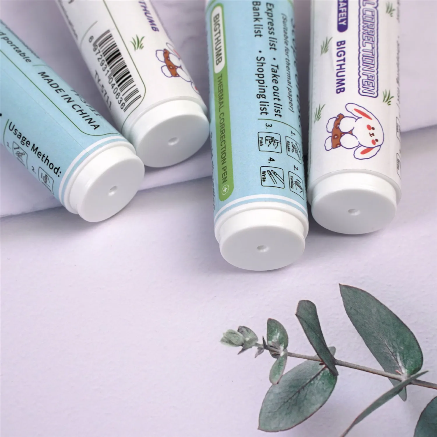 Picture 7: Thermal Paper Correction White Out Liquid Pen Parcel Express Tool for Thermal Label Shopping Bill Data Eraser Privacy Protection