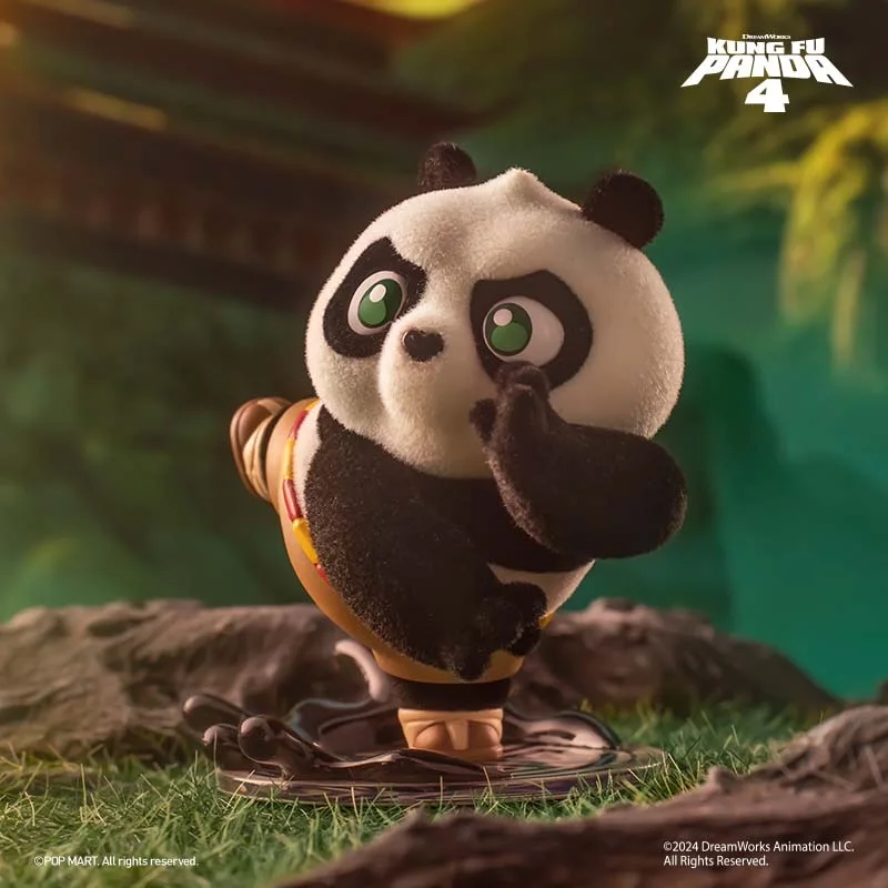 POP MART Universal Kung Fu Panda Series Anime Action Figure Guess Bag Ornament Figurines Home Decor Desktop Dolls Model Gift