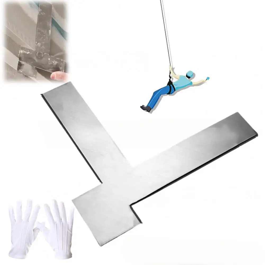 

Right Angle Ruler High Accuracy Edge Scraping Tool Right Angle Device for Woodworking Multifunctional Diy 90-degree Angle Ruler