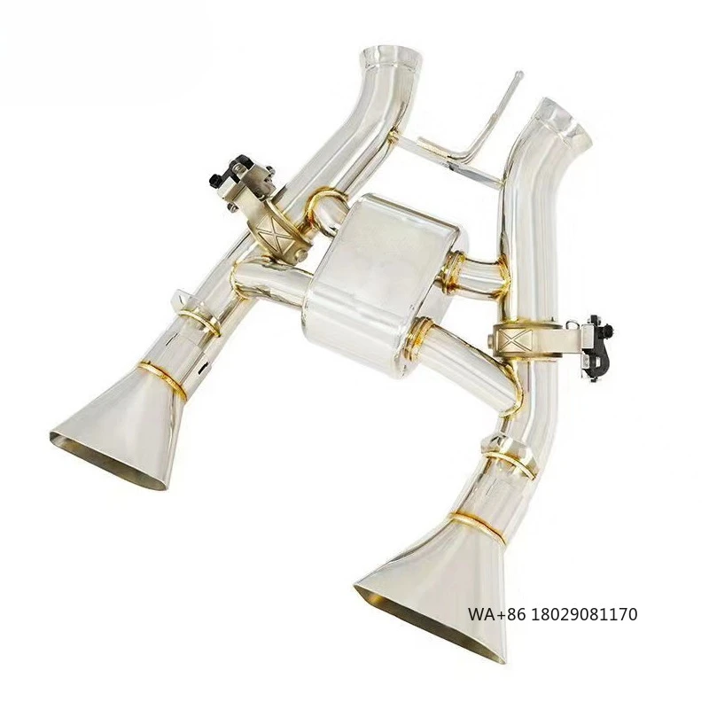 

Выхлопная система Catback для MP4-12C 3.8T 2012-2014, выхлопная труба из нержавеющей стали, высокая производительность