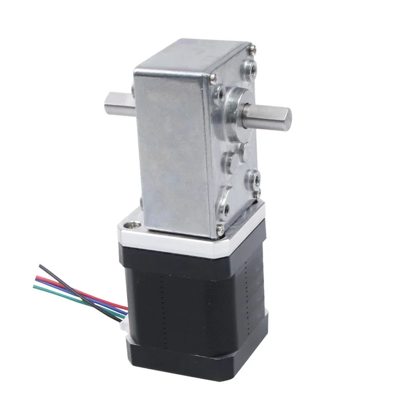 

Double shaft 42 stepping motor worm gear reducer integrated 5840 large torque gear miniature motor