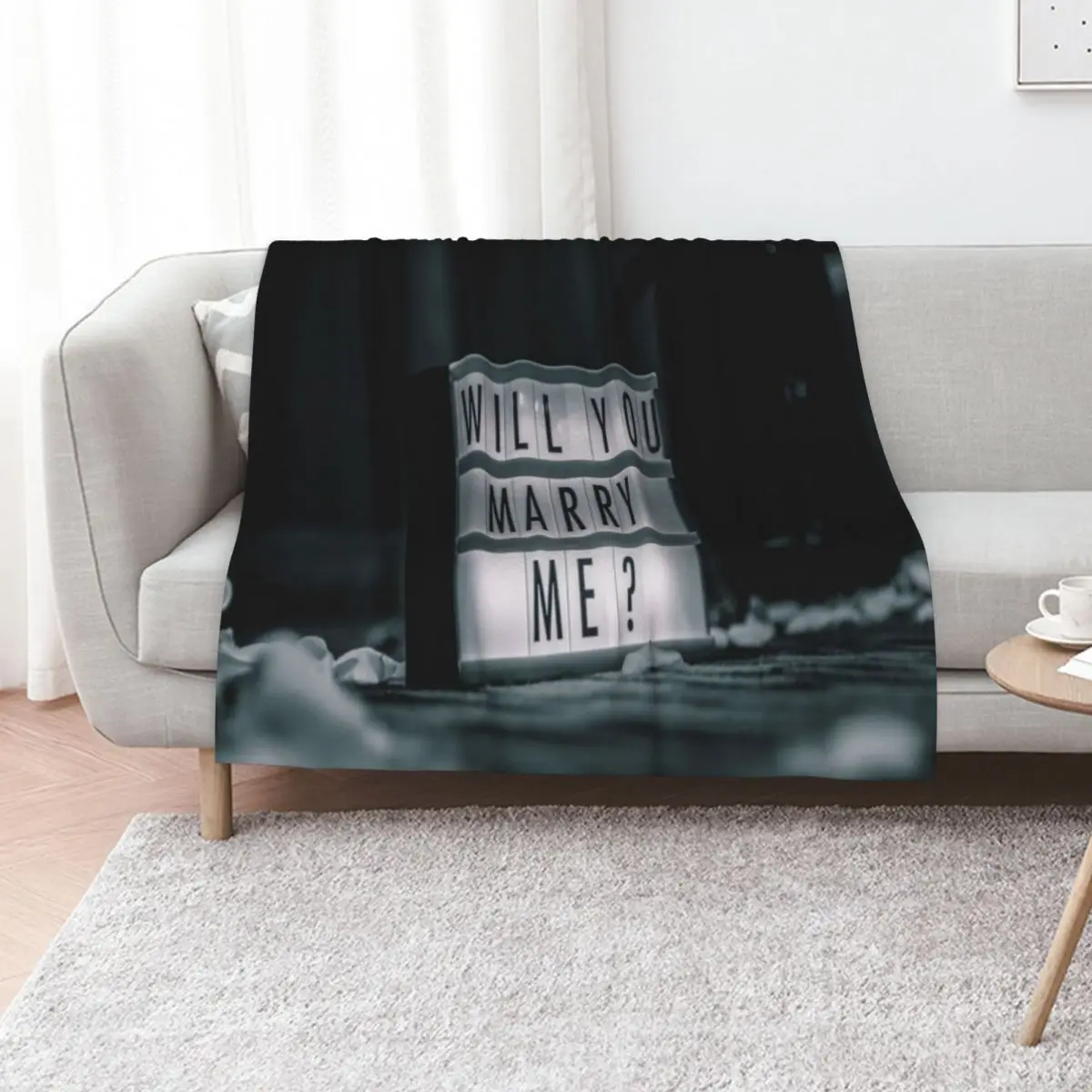 

Will You Marry MeMarriage Proposal Romantic Throw Blanket Weighted Sofa Throw Tourist For Baby Blankets