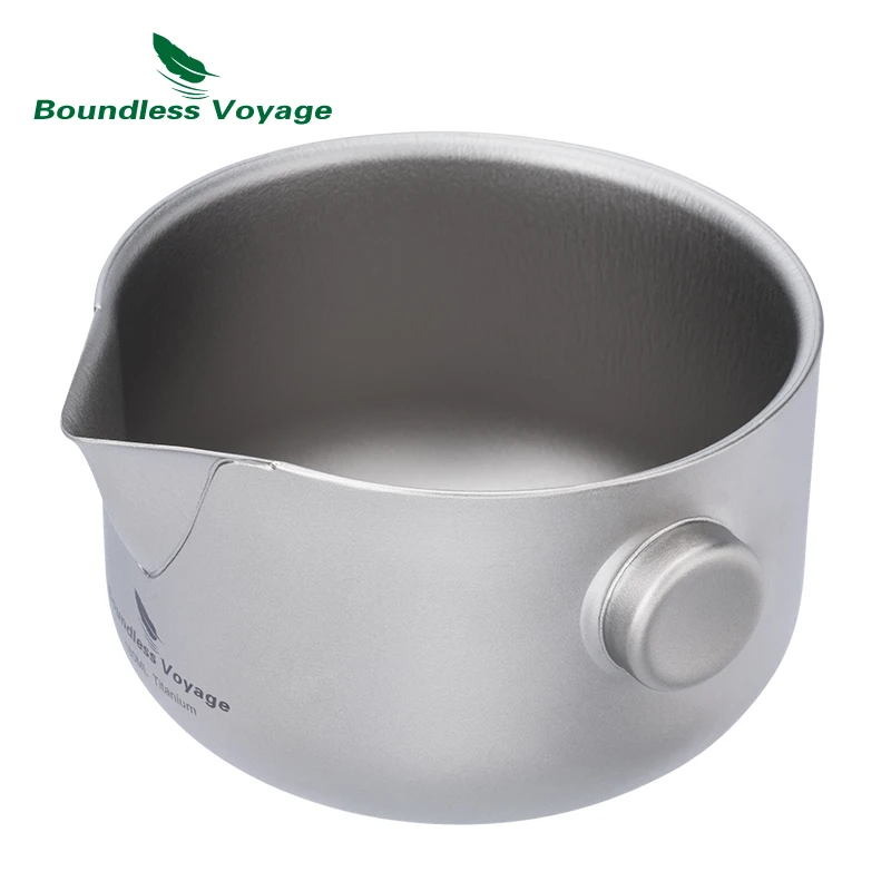 Boundless Voyage Titanium macchina da tè a doppio strato con filtro teiera ultraleggera tazza da caffè antiscottatura bicchieri da campeggio ufficio