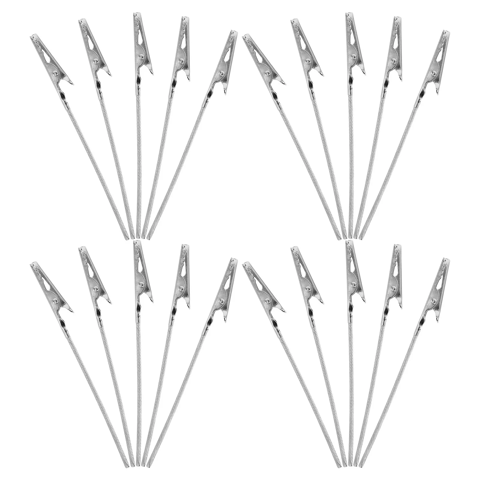 

80Pcs Elegant Metal Wire Business Card Stand 100mm Steel Clamp Organizer for Office and Travel Use Business Card Organiser