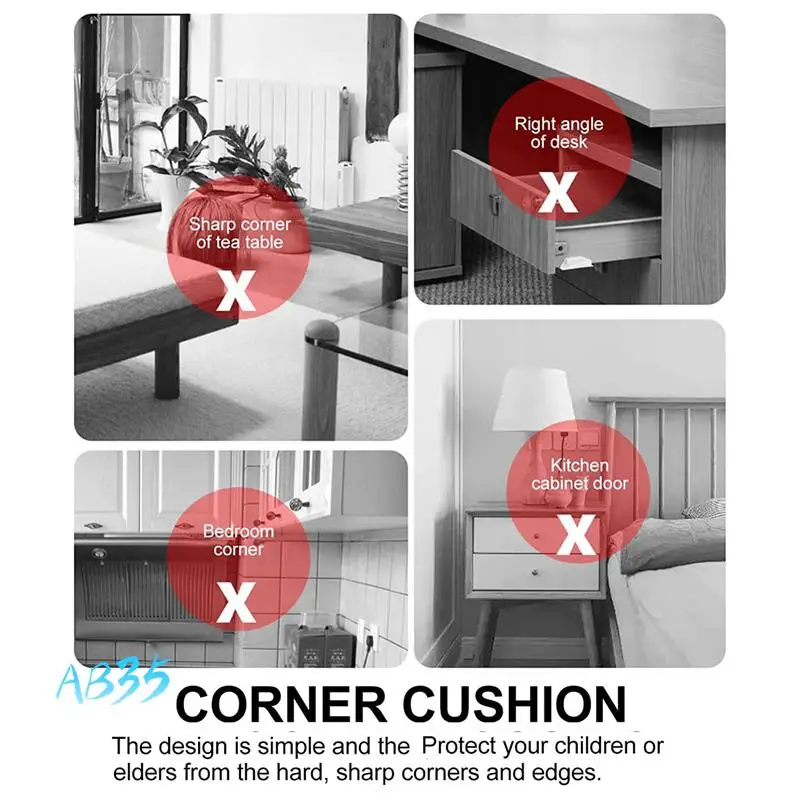 

AB35-Shipping Box Corner Protectors Plastic Packaging Edge Protectors For Box Shipping