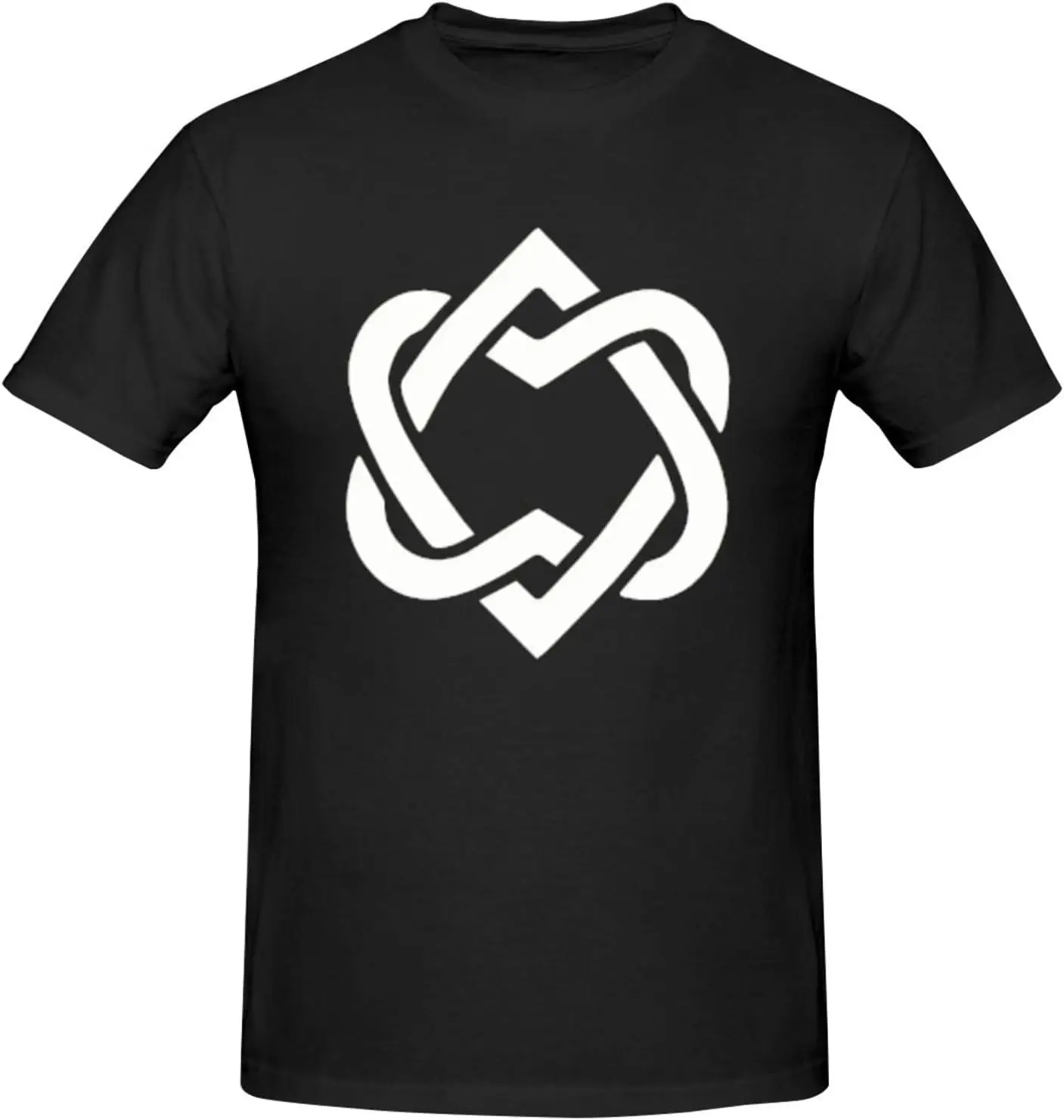 ليونارد موسك كوهين تي شيرت رجالي كم قصير نمط Crewneck عادية القطن خمر قمصان بلايز