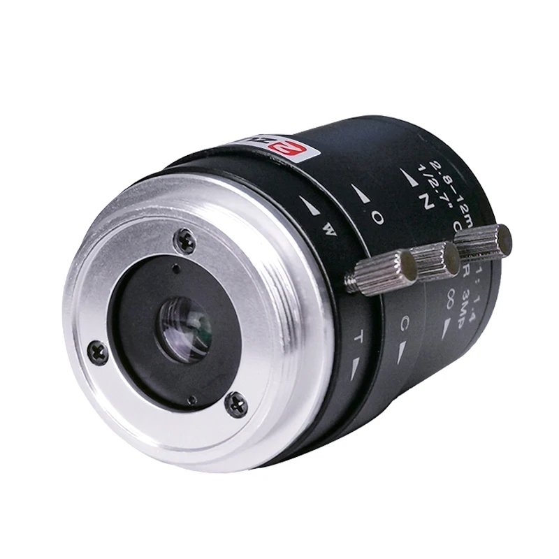 ZLKC CS Mount CCTV Lens 1/2.7 pollici 2.8-12mm obiettivo varifocale manuale Iris funzione IR telecamera di sicurezza obiettivo 3Megapixel