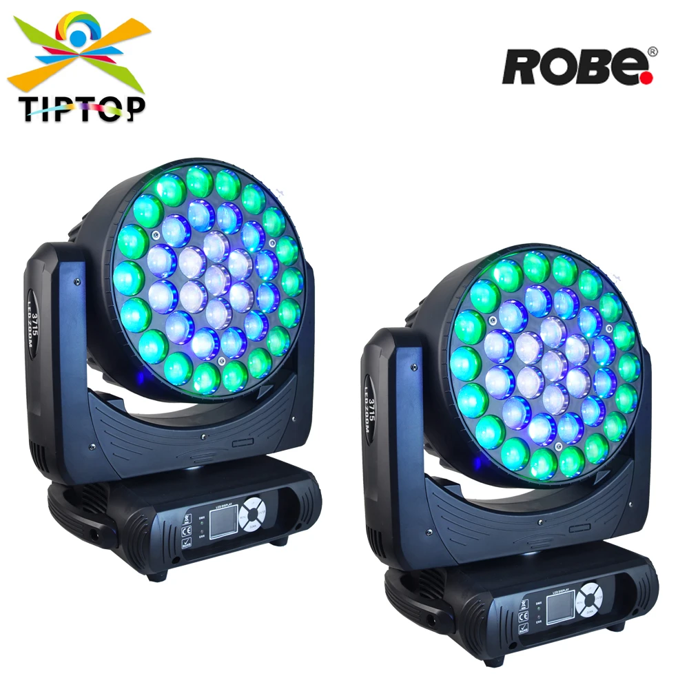 

TIPTOP New 37x25W Led Moving Head Zoom Light Tyanshine Leds Spot Wash Dual Effect Pixel Led Color Control Ring Change