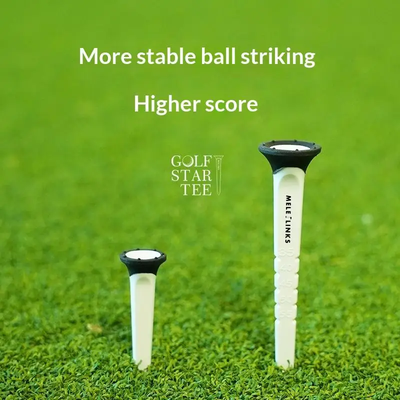 

8 шт., 45/79 мм, футболки для гольфа, прочные пластиковые футболки для гольфа, расстояние для гольфа, уменьшение вращения мяча