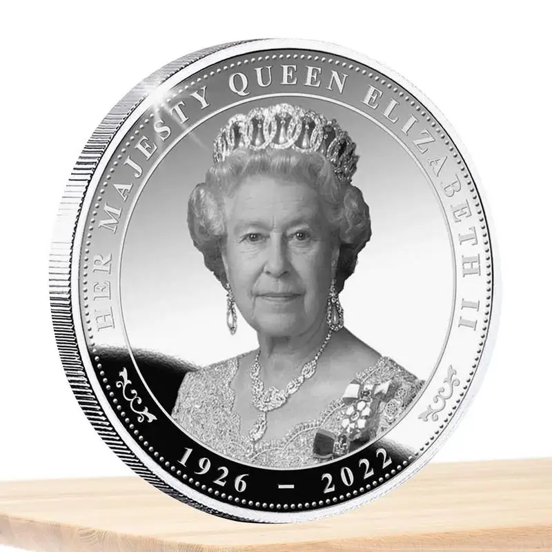 Commemorative Coin Queen Elizabeth II Collectors Royal Coin Rust-resistant Her Majesty Queen Uncirculated Coin Multifunctional