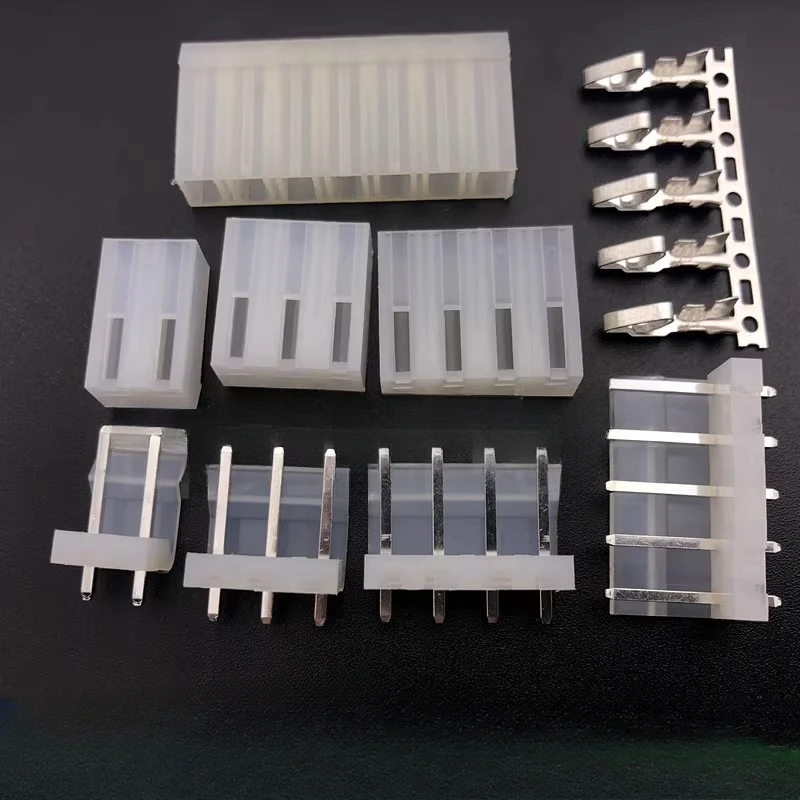 

10sets CH5.08 2P/3/4/5/6Pin 5.08mm/0.2in Pitch Straight Vertical Male Pin Header Wafer + Terminal+Housing Socket Connector