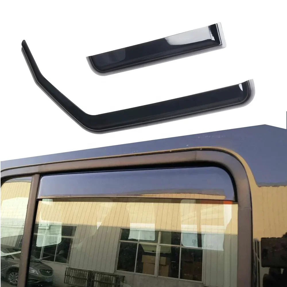 

Rainshelters Window Visor Ran Sun Deflector Shelter Rain Guard Vent Shade for Jeep Wrangler JL 2018+