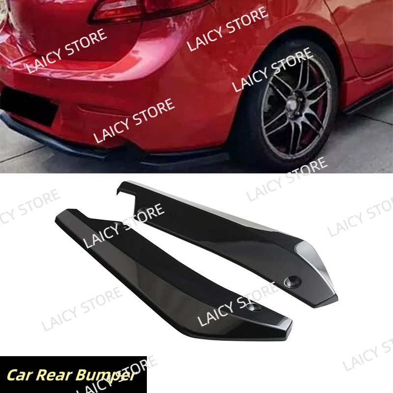 LAICY Car Rear Bumper For M-azda Speed 3 Splitter Diffuser Canard Wrap Spoiler Side Fender Skirt Lip Chin Auto Body Covers