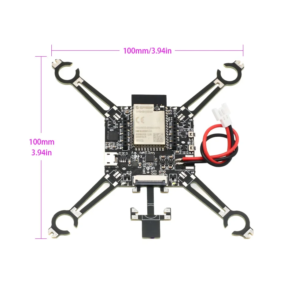 Alta calidad UAngel ESP32S2 ESP32 Control de vuelo código abierto Quadcopter ESP-Drone Drone modelo Wifi Control remoto Crazyflie
