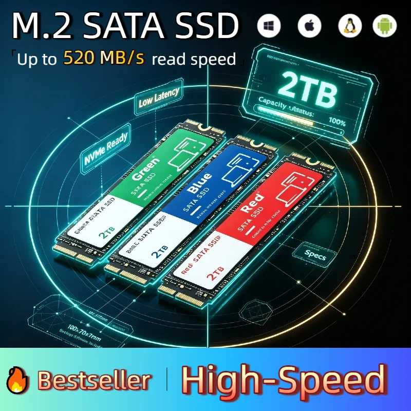 

M.2 NVMe 1TB 2026 New Ultra Fast Internal Solid State Drive Hard Disk for Desktop Laptop PC Computer Upgrade Pro Max