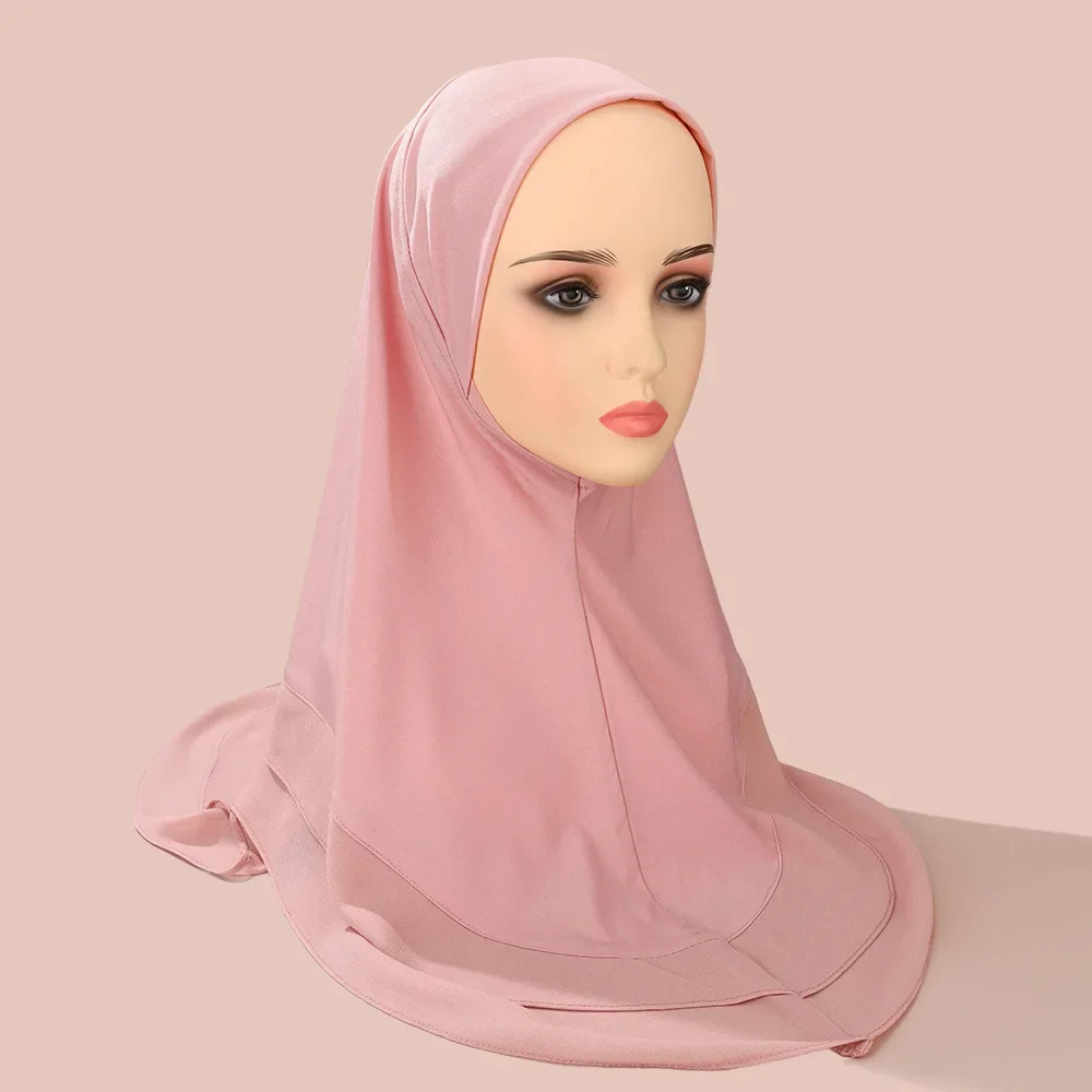 

Мусульманские женщины, готовые к ношению, шапка-хиджаб, цельный чехол Amira, повязки на голову, шарф, малайзийский шифоновый тюрбан, шали Химар, Turbante Mujer