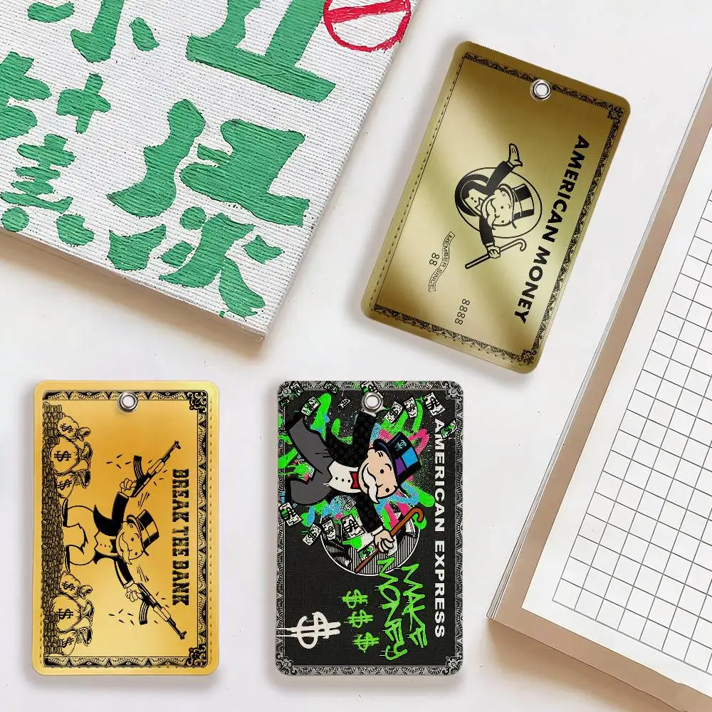 

Mr M-monopolys PU Soft Leather Rectangular Key Card Protection Cover Youth Faion Accory Card Holder