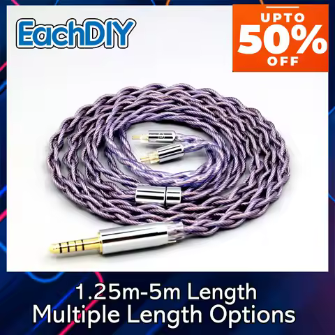 Type2 1.8mm 7N OCC 140 cores litz Headphone Earphone Cable For 0.78mm BA Westone W4r UM3X UM3RC JH13 High Step 7881