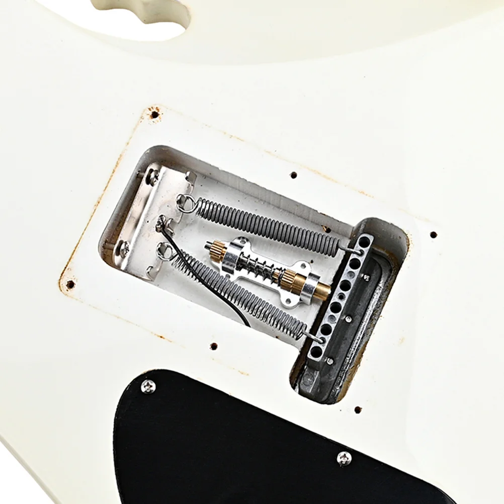 

1Set Electric Guitar Tremolo Bridge Saddle Gold Tone Durable Metal Guitar Parts Replacement Kit Tremolo Bridges