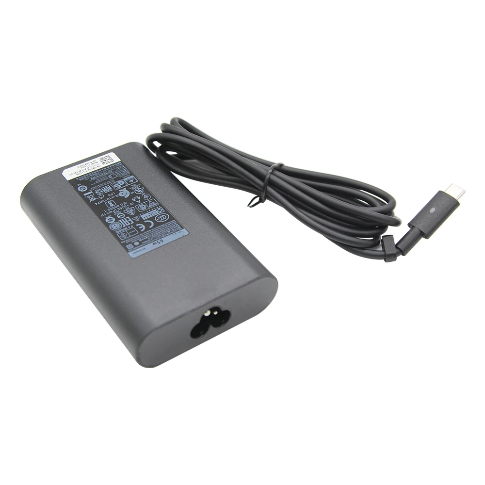 65W Type USB-C PD USB AC Adapter Compatible with Dell XPS12 13 Latitude 5290 5290 7285 7389 7390 Thunderbolt3 Charger Power