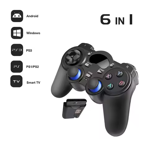 Game Controllor For PS1 PS2 PS3 PC TV Android 2.4GHz Wireless Game Controllor Joystick Console Wireless Gamepad For Playstation