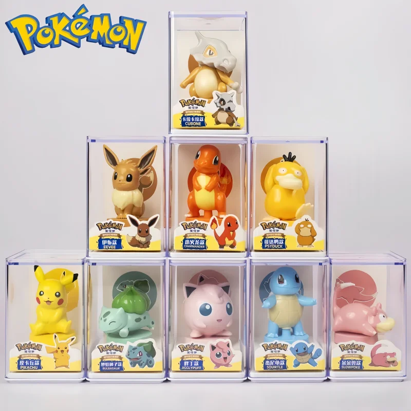 

В наличии, оригинальный орнамент с печатью покемонов, Пикачу, тупой зверь, Када, утка, толстый Ding, мужской подарок, слепая коробка ручной работы, подарки на день рождения, игрушки