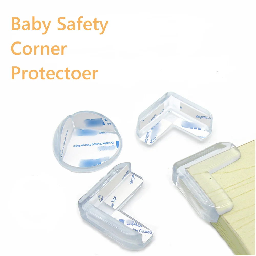 4/8/12PCS Baby Safety Corner Protector Transparent Baby Anti-collision Furniture Edge Protection Cover Kids Edge Guards