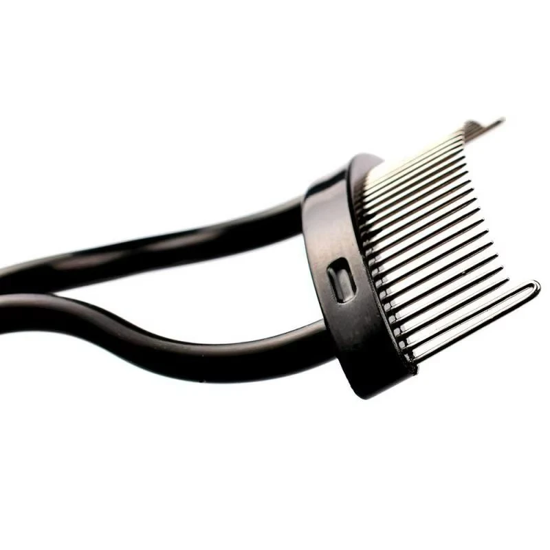 Brosse à cils, peigne séparateur de cils, dents métalliques, recourbe-cils, maquillage de beauté, Mascara en acier inoxydable, outil de maquillage, 1 pièce