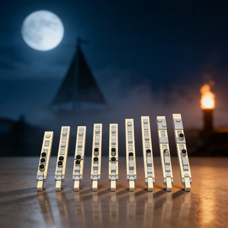 

383 шт. MOC Boat 1 масштаб UK WOWS разрушители модель строительные игрушки Рождественский подарок блоки архитектура DIY творческая идея образование