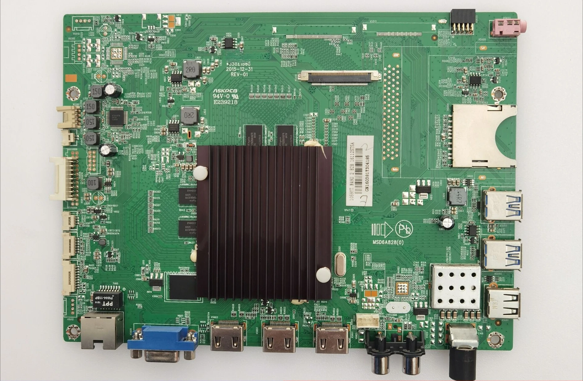 

M49/55U QLED55X60U/65C80U LED55UC2 Основная плата 35021088 35021563