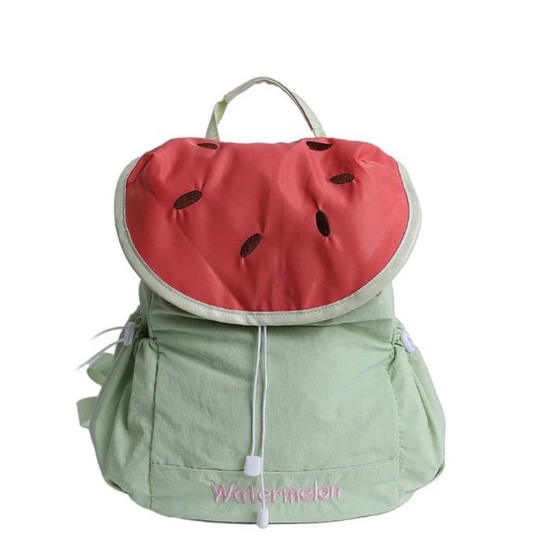 Fruit Series Backpacks School Backpacks Large Capacity Casual Daypacks Aesthetic Backpacks Drawstring Backpacks