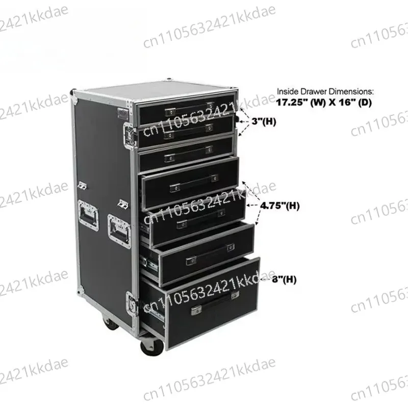 Lucky Produces Aluminum Seven Drawer Flight Case