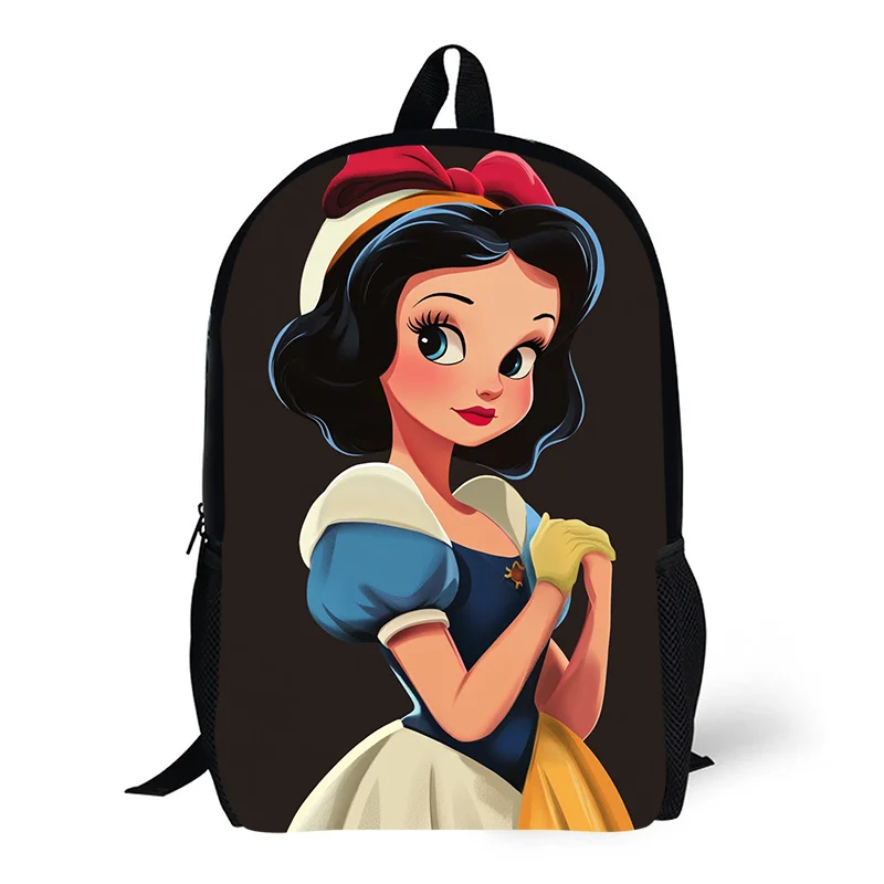 1pc Snow White printed backpack, student backpack, gift, suitable for daily commuting use