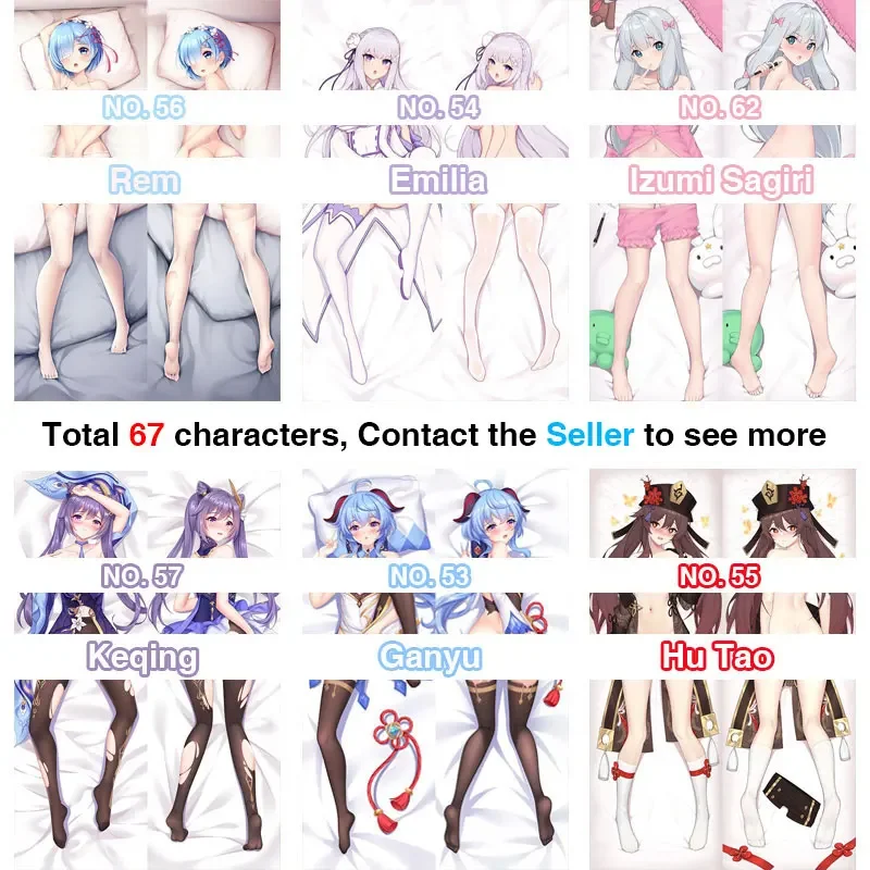 Izumi Sagiri Sex Dakimakura Anime Genshin Impact Kamisato Ayaka Body Pillow Cover Inner Set Otaku Waifu Dakimakura 150X50cm