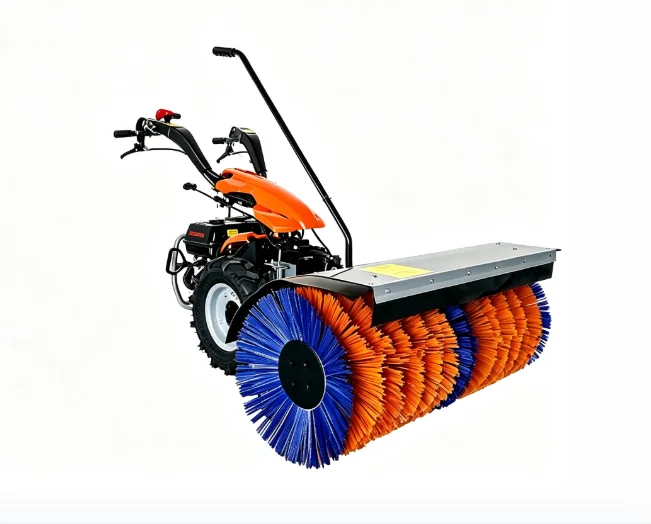 Multifunctional Snow Blower, Walk-behind Small Snow Thrower, Full Gear Drive Road Snow Cleaning Machine