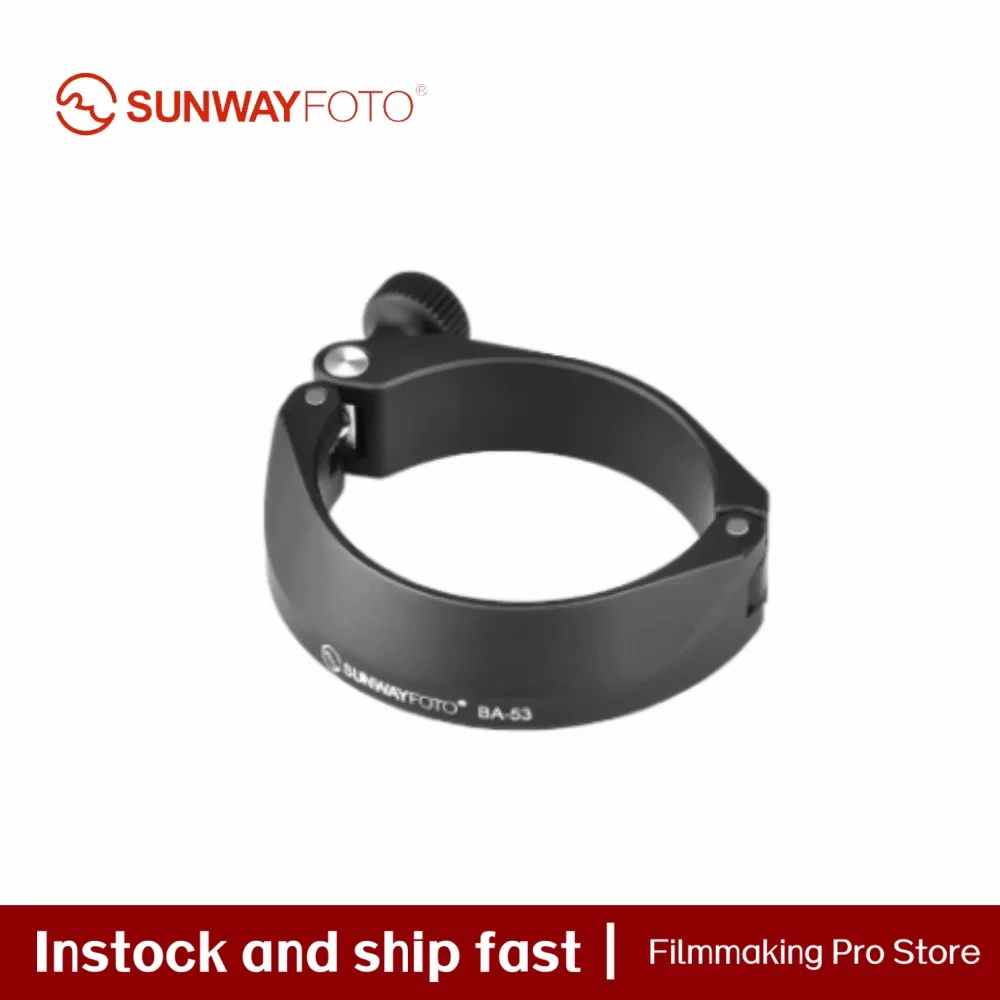 SUNWAYFOTO Mobile Phone to Binocular Adapter Ring, 53mm Inner Diameter, 47-53mm Clamping Range